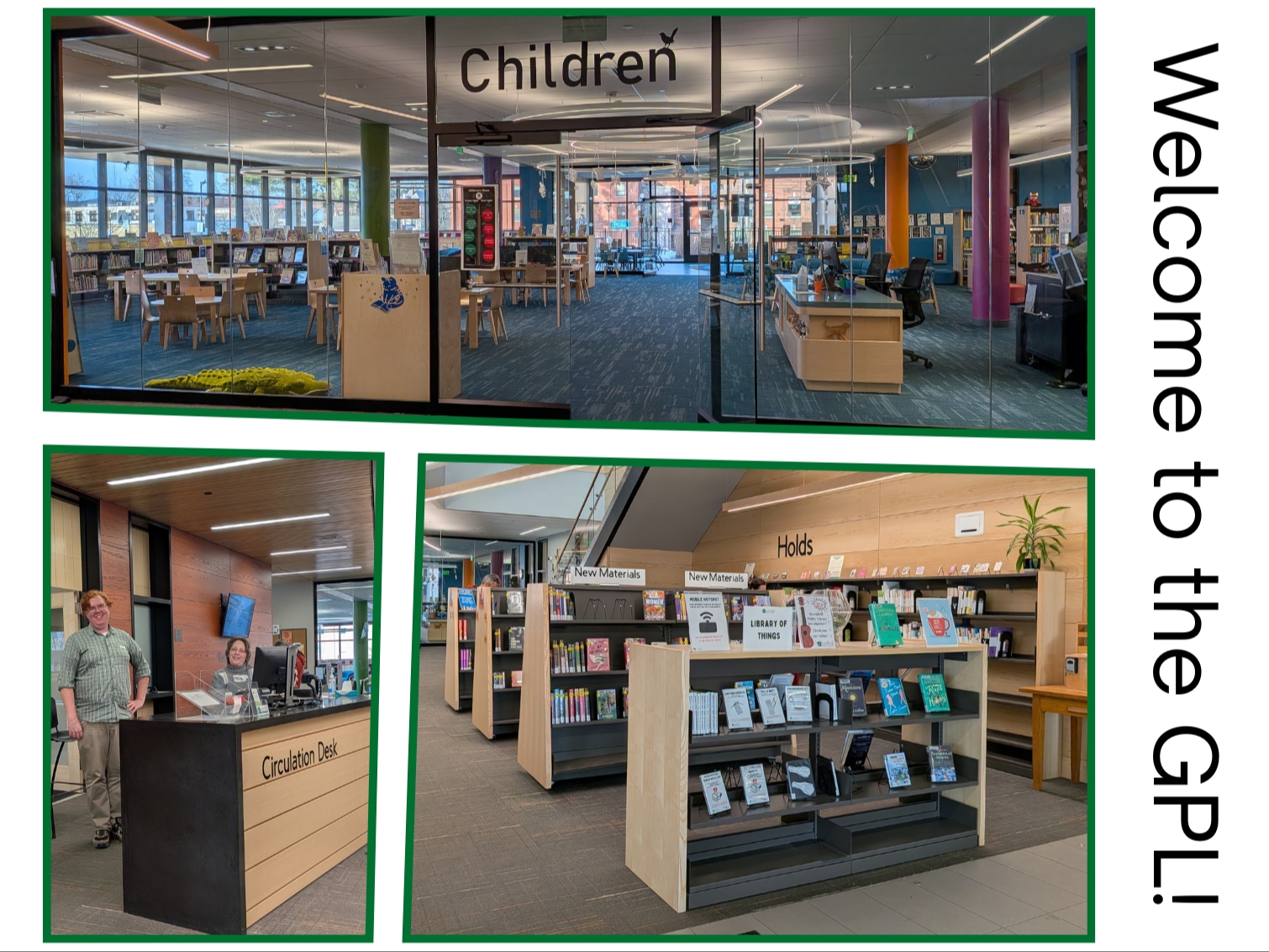 pictures of the library first floor